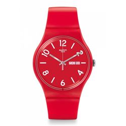 Swatch Backup Red   Men Watch