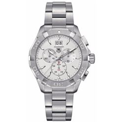 Tag Heuer Aquaracer 300M Chronograph 43Mm Silver  Men Watch