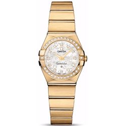 Omega Constellation Brushed Quartz 24Mm  Women Watch