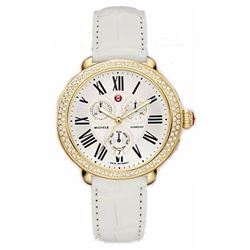 Michele Serein Chronograph Gold Tone  Women Watch