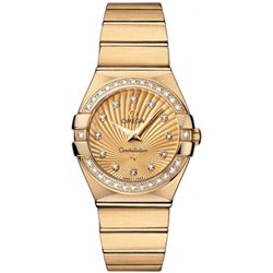 Omega Constellation Brushed Quartz 27Mm  Women Watch
