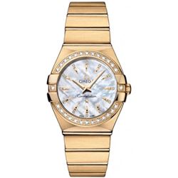Omega Constellation Brushed Quartz 27Mm  Women Watch