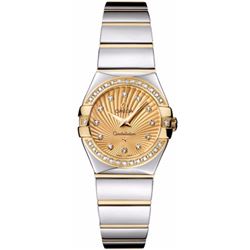 Omega Constellation Polished Quartz 24Mm  Women Watch
