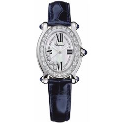 Chopard Happy Sport Oval 5 Floating Diamonds  Women Watch