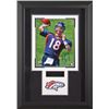 Image 1 : Peyton Manning Signed Denver Broncos 11X14 Photo Custom Framed W/ Official Team Patch