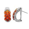 Image 1 : SS TONAL FIRE OPAL OMEGA EARRINGS (#9832SPOP)