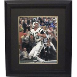 Don Maynard Signed New York Jets 8X10 Photo Custom Framed HOF 87