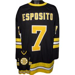 Phil Esposito Boston Bruins Unsigned Black TB Prostyle Jersey XL