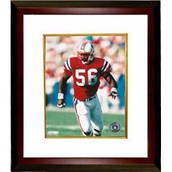 Andre Tippett Unsigned New England Patriots 8X10 Photo Custom Framed