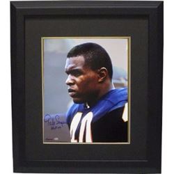 Gale Sayers Signed Chicago Bears 16X20 Photo Custom Framed HOF77