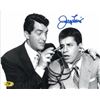 Image 1 : Jerry Lewis Signed B&W 8X10 Photo With Stethoscope W/ Dean Martin (Movie/Comedian/Entertainment)