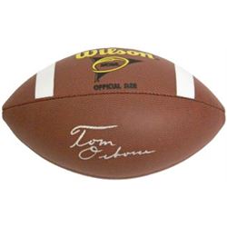 Tom Osborne Signed NCAA Wilson Replica Composite Football  (Nebraska Cornhuskers)