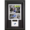 Image 1 : Calvin Johnson Signed Detroit Lions 11X14 Photo Custom Framed W/ Official Team Patch