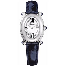 Chopard Happy Sport Oval 5 Floating Diamonds  Women Watch