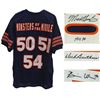 Image 1 : Dick Butkus, Mike Singletary, Brian Urlacher Signed Navy Custom Monsters Of The Middle Football Jers