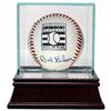 Image 1 : Bob Gibson Signed Official Hall Of Fame Logo Major League Baseball W/ Glass Case- MLB Hologram (St. 