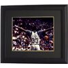 Image 1 : Patrick Ewing Signed Georgetown Hoyas 8X10 Photo Custom Framed (Arms Out)- Steiner Hologram