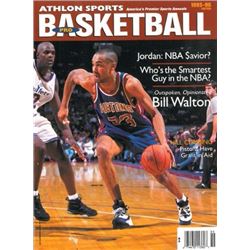 Grant Hill Unsigned Detroit Pistons Athlon Sports 1995-96 NBA Basketball Preview Magazine