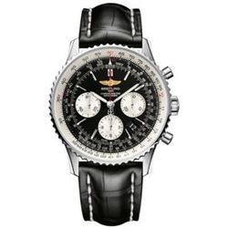 Breitling Navitimer Navitimer 01 (43Mm) Chronograph Black Crocodile Strap  Men Watch