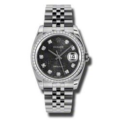 Rolex Datejust 36 White Gold &Amp; Diamonds  Women Watch