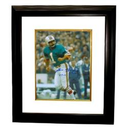 Garo Yepremian Signed Miami Dolphins 8X10 Photo 17-0 Custom Framed