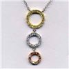 Image 1 : TT-CZ Circles Necklace