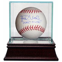Frank Viola Signed Official Major League Baseball Sweet Music W/ Glass Case (Minnesota Twins/New Yor