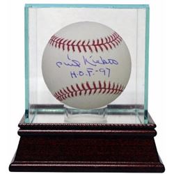Phil Niekro Signed Official Major League Baseball HOF97 W/ Glass Case