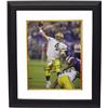 Image 1 : Brett Favre Signed Green Bay Packers 16X20 Photo Custom Framed W/5 Stats LTD- Favre Hologram