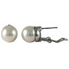 Image 1 : 12Mm White Pearl On Post Clip Earrings