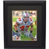 Image 1 : AJ Hawk Signed Ohio State Buckeyes 8X10 Photo Custom Framed