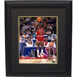 Craig Hodges Signed Chicago Bulls 8X10 Photo Custom Framed 3X 3 Point Shooting Contest Winner