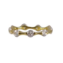 Sterling Silver-GD-CZ Ring