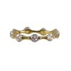 Image 1 : Sterling Silver-GD-CZ Ring