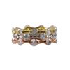 Image 2 : Sterling Silver-GD-CZ Ring