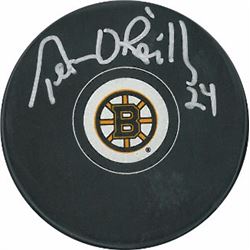 Terry O'reilly Signed Boston Bruins Hockey Puck