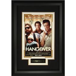 The Hangover Signed 22X30 Masterprint Poster Custom Black Framed 3 Sigs (Movie/Entertainment/Photo)