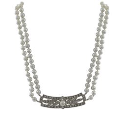 2 Row Pearl 6Mm Neck