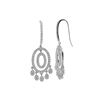 Image 1 : SILVER CUBIC ZIRCONIA EARRINGS (#7451CZ-AAAA)