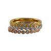 Image 2 : Sterling Silver-Rose Gold CZ Ring