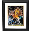Image 1 : Magic Johnson Signed Los Angeles Lakers 8X10 Photo Custom Framed- PSA Hologram