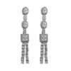 Image 2 : Sterling Silver-CZ Post Earring