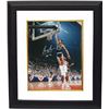 Image 1 : George Gervin Signed San Antonio Spurs 8X10 Photo Custom Framed HOF 96 (Dunk Vs Bullets)