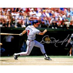 Dale Murphy Signed Atlanta Braves Batting Action 8X10 Photo