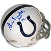 Image 1 : Gino Marchetti Signed Baltimore Colts TB Mini Helmet HOF 72