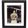 Image 1 : Eddie Mathews Signed Milwaukee Braves 8X10 Photo Custom Framed Dual HOF 78 & 512 Hrs (Bat On Shoulde