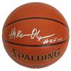 Image 1 : Hakeem Olajuwon Signed Spalding NBA Indoor/Outdoor Basketball W/HOF 08