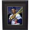 Image 1 : Maury Wills Signed Los Angeles Dodgers 8X10 Photo Custom Framed MVP NL '62 (Bats On Shoulder)