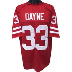 Ron Dayne Wisconsin Badgers Unsigned Red Custom Jersey XL