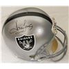 Image 1 : Howie Long Signed Raiders Riddell Full Size Replica Helmet